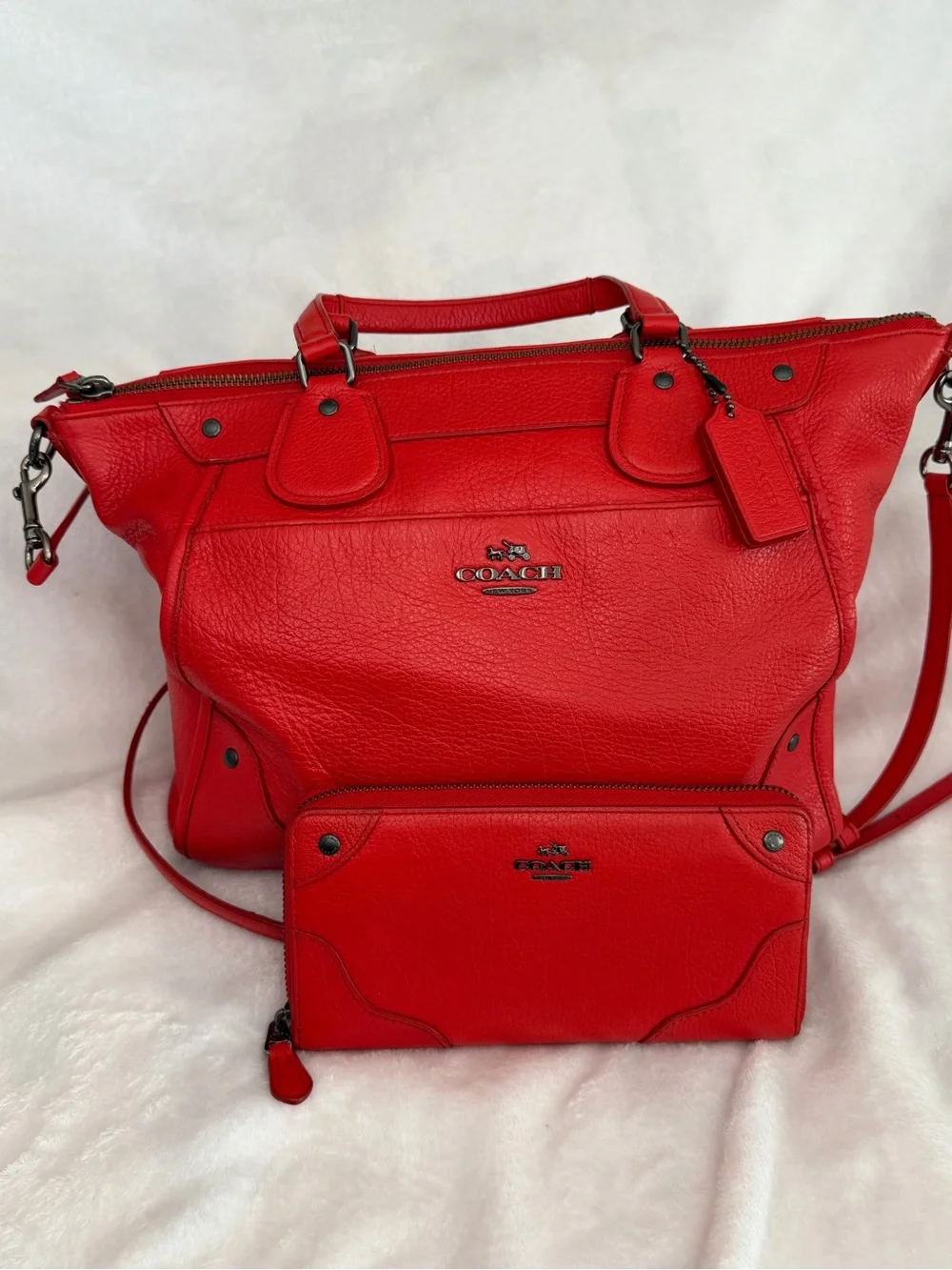 Coach Mickie Convertible Satchel Set